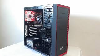 Gabinete Deepcool Tesseract SW RD [upl. by Nospmis]