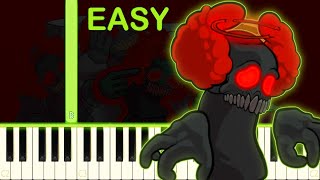 Expurgation from Friday Night Funkin Tricky Mod  EASY Piano Tutorial [upl. by Adliw]