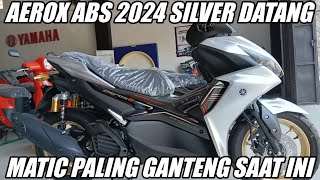 NEW AEROX ABS 2024 SILVER DATANG VARIO 160 ABS LEWAT [upl. by Vod]