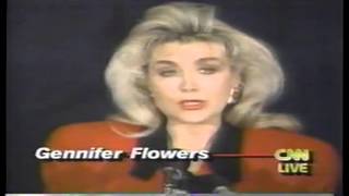 Bill Clinton Gennifer Flowers infidelity Jan 1992 [upl. by Lizbeth714]