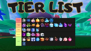 Blox Fruits Tier List By Alex393st  Clasificarea Fructelor Din Blox Fruits [upl. by Haerr]