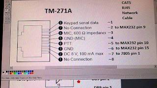 Kenwood TM271A Programming Cable with MAX232 chip [upl. by Petronilla]