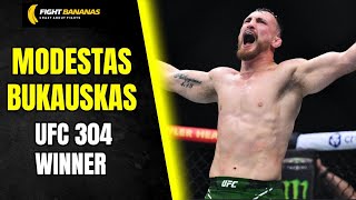 Modestas Bukauskas recaps his UFC 304 victory Alex Pereiras next move [upl. by Glarum993]