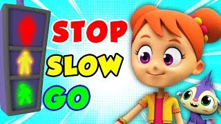 Traffic Safety Song  Nursery Rhymes For Children  Songs For Kids [upl. by Noyk]