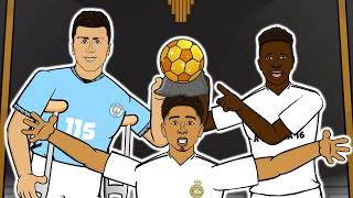 🏆BALLON DOR RAP BATTLE 2024🔥 Feat Vinicius Junior Bellingham Rodri and more [upl. by Proffitt490]