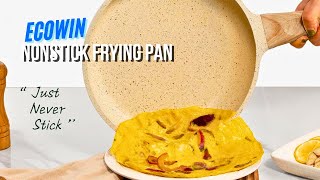 Ecowin Nonstick Frying Pan 8inch Egg Pan  Best Egg Frying Pan [upl. by Dong461]