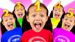 Counting 1 to 5  More  Number Songs  Dominoki Kids Songs [upl. by Audrye]