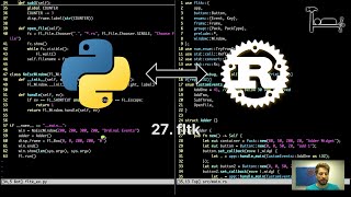 27 fltk cross platform GUI  From Python to Rust [upl. by Derina]