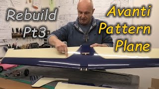 Avanti Pattern Plane  The Rebuild Pt 3 Wings Covering amp Mock Up [upl. by Roehm]