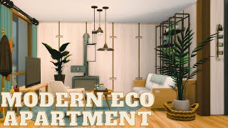 MODERN ECO APARTMENT  THE SIMS 4 STOP MOTION  NO CC  Stonestreet Apartments 3  Evergreen Harbor [upl. by Whitby265]