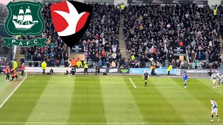 6 Goal Thriller Pitch Invader And Home End Scenes Plymouth Argyle Vs Cheltenham Town Matchday Vlog [upl. by Hermine743]