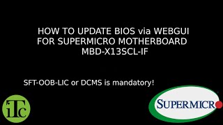 Supermicro  How To update BIOS via WebGUI serverpartspl [upl. by Raveaux]