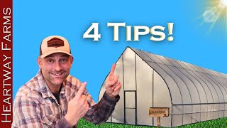 Building a High Tunnel 4 Tips YOU must know  Heartway Farms [upl. by Jessie]