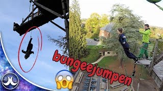 BUNGEEJUMPEN amp aan touwen hangen vlog63 [upl. by Xella]