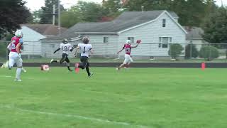 MarionTigerton at Newman Catholic Football Highlights 92124 [upl. by Nosnhoj]