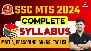 SSC MTS Syllabus 2024  SSC MTS Complete Syllabus 2024 in Hindi  SSC MTS 2024 [upl. by Sivad]