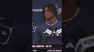 Kamari Lassiter tells funny story about his UGA teammate Adonai Mitchell amp their NFL debuts Texans [upl. by Ocsisnarf]