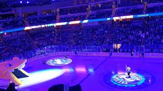 Toledo Walleye Glow Weekend Player Intros December 2 2023 Huntington Center Toledo OH [upl. by Ssidnak]