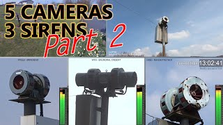 Extremely loud video  5 CAMERAS 3 SIRENS 1 VISIT how I did it Part2 [upl. by Cornela]