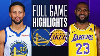 WARRIORS at LAKERS  NBA PRESEASON FULL GAME HIGHLIGHTS  October 13 2023 [upl. by Conn389]