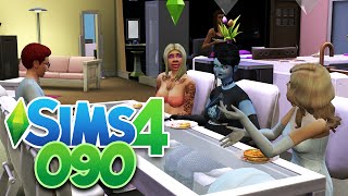 SIMS 4 S01E090  Mädelsabend mit Bübchen und ohne Anfassen ★ Lets Play Die Sims 4 [upl. by Barris]