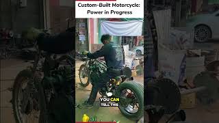 CustomBuilt Motorcycle Power in Progress motorcycle bikelife motorcyclecrash bikers shorts [upl. by Nebe]