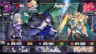 EU Nirvana 514D  Alien Guard 687 Pts  Honkai Impact 3rd [upl. by Yclehc]