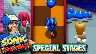 Sonic Mania SPECIAL STAGES GAMEPLAY LIVE REACTIONS wCobanermani456 [upl. by Luckett]