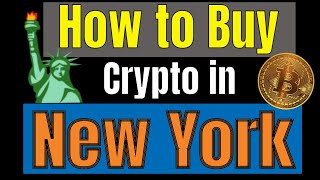 How to buy crypto in New York What sites and apps I use to trade cryptocurrencies in New York [upl. by Ydnis]