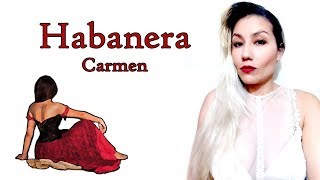 Habanera Carmen  Cover by Esthibaliz Rojas [upl. by Edmund]