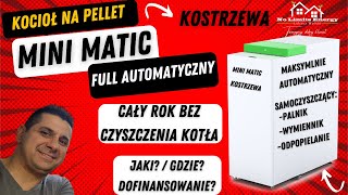 🔥Mini Matic kocioł na pellet Full samoczyszczący🔥1 raz w roku obsługa kociołnapellet [upl. by Wenz940]