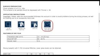 How to Read A Technical Data Sheet for a simple or 1K paint [upl. by Fernas221]