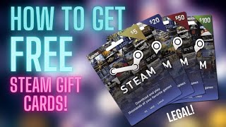 Free Steam Gift Cards  How to get Free Steam Codes worth 100  Get Steam Gift Cards for FREE 2024 [upl. by Donegan724]