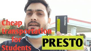 Benefits of Presto card in Canada Cheap transportation [upl. by Nylazor309]