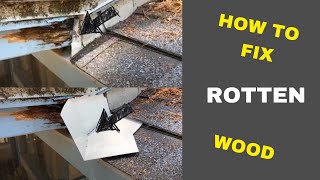 How to Fix Rotten Wood  Kickout Flashing [upl. by Aikar914]