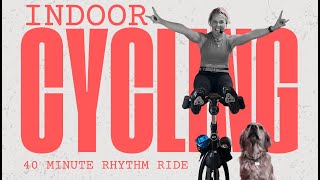 40 MINUTE VIRTUAL INDOOR CYCLING CLASS  MOOD BOOSTING CALORIE BURNING RHYTHM RIDE [upl. by Aniral]