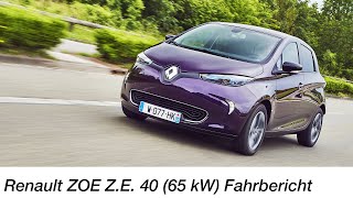 Renault ZOE ZE 40 65 kW Fahrbericht  Europas meist verkauftes Elektroauto im Check  Autophorie [upl. by Darci185]