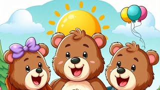 Funny Bear Family Fun educationalsongs cartoonvideosong toontalesTVforkidz [upl. by Noleta]