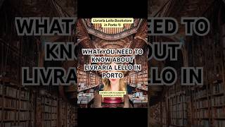 Let’s talk about Livraria Lello the famous bookstore in Porto porto portugaltravel [upl. by Eedissac785]