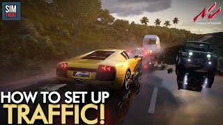 HOW TO SET UP TRAFFIC in Assetto Corsa 2021  Traffic Cars Pack link in description [upl. by Ilaw672]