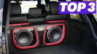 TOP 3  Best Car Subwoofer  Review 2024 [upl. by Ahsena886]