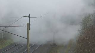 60532tnt57002Crewe LSLPrestonCrewe LSL loco on test Charnock Riichard 151124 [upl. by Dolly]