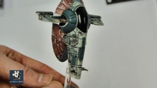 Slave 1 XWing Miniatures Game Unboxing and Review [upl. by Burrton]