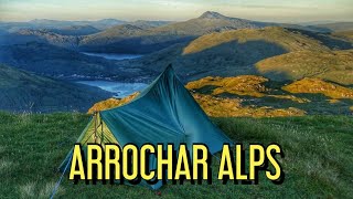 Arrochar Alps  Hike amp Mountain Wild Camp  The Brack [upl. by Hay159]