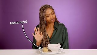 Africans Try Each Others Fufu and Stew [upl. by Hathaway]