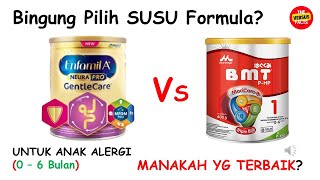 SUSU FORMULA anak ALERGI  Enfamil A Gentle Care Vs Morinaga BMT PHP  Manakah yg TERBAIK [upl. by Klump]