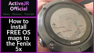 Garmin Fenix 5x  How to install Free open street maps with contours OSM [upl. by Gorrono]