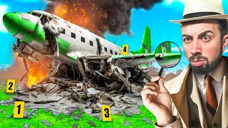 SIMULADOR DE INVESTIGAR ACCIDENTES DE AVION 🧐  Plane Accident [upl. by Alec]