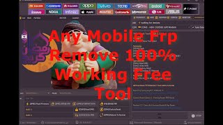 Any Mobile Frp Remove 100 Working Free Tool gsmashadul [upl. by Inverson]