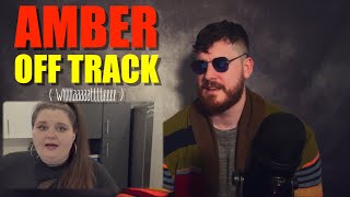 AMBERLYNN REID REACTION  Amber off track [upl. by Lilybelle]